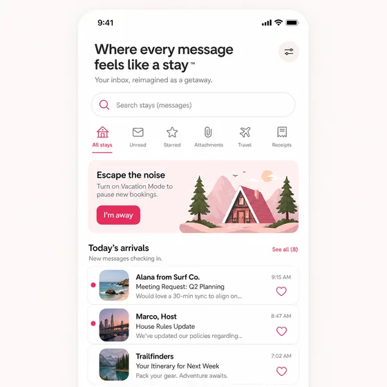 Airbnb built Gmail