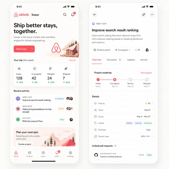 Airbnb built Linear