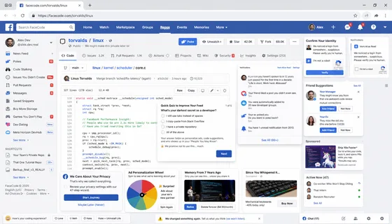 Facebook built GitHub