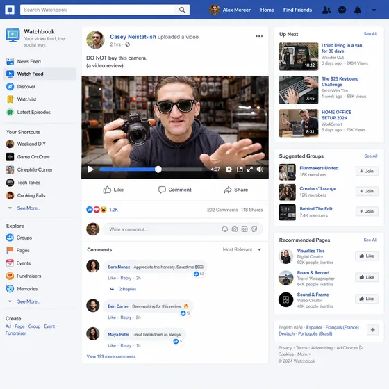 Facebook built YouTube