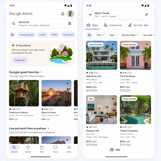Google built Airbnb