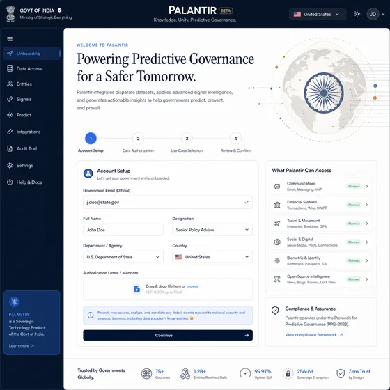 Govt of India built Palantir