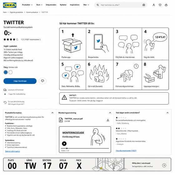 IKEA built Twitter